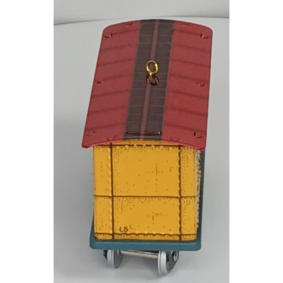 Hallmark Keepsake Ornament Yuletide Central Mail Car Train #3 In Series 1996 - Picture 10 of 11